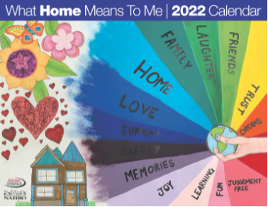 What Home Means to Me 2022 Calendar cover.