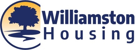 Williamston Housing logo featuring a stylized tree.